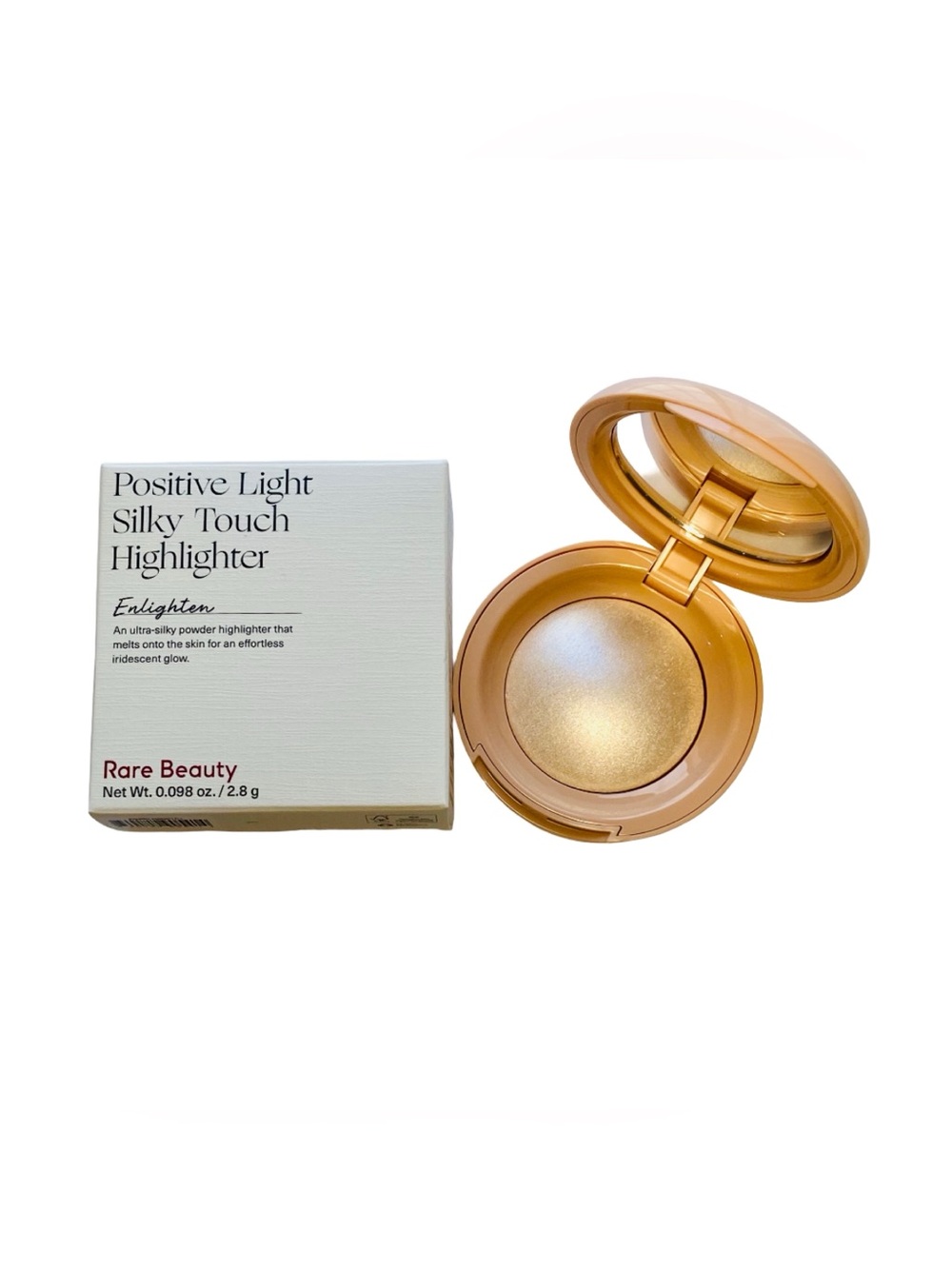 RARE BEAUTY Positive Light Silky Touch Highlighter ENLIGHTEN - 0.098 oz - BNIB